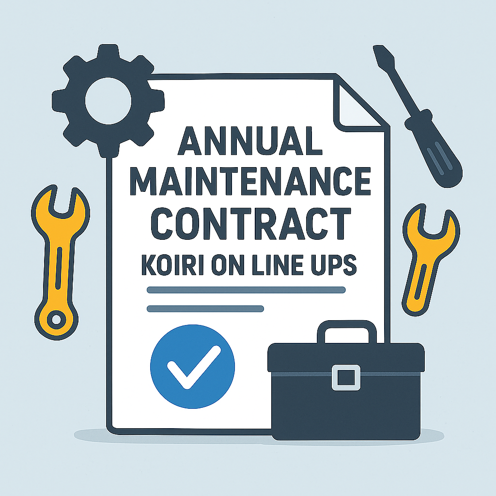 1 Year Comprehensive AMC Charges for 50 KVA 3:3 Phase On Line UPS